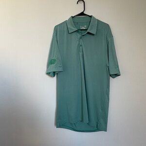 Under Armour Men's Performance Golf Polo Green Grey LG
